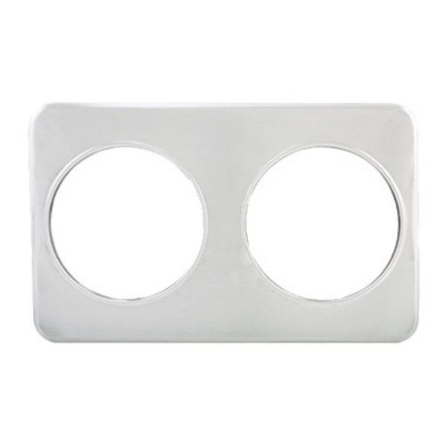 Winco ADP-808 Adaptor Plate, Two 8-3/8'' Holes, S/S