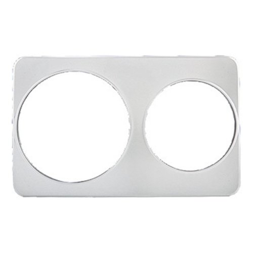 Winco ADP-810 Adaptor Plate, 8-3/8'' & 10-3/8'' Holes, S/S