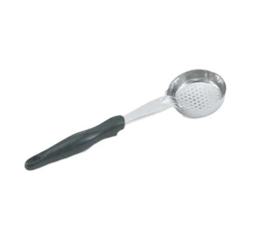 Vollrath  6432620  Spoodle/Food Portioner, 6 oz. perforated round bowl, stainless steel, black ergonomic nylon handle
