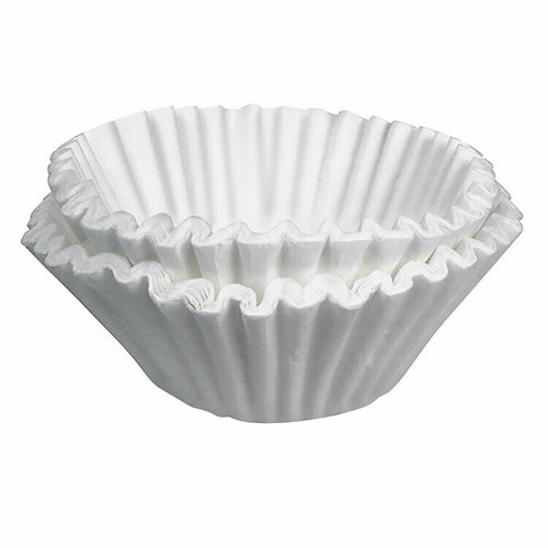 Bunn 20115.0000 Paper Filters, 9-3/4'' x 4-1/4'', regular, white (for 12-cup decanter brewers)