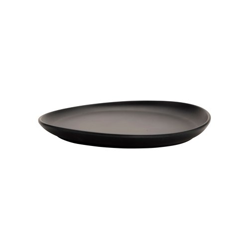 G.E.T. Enterprises  CS-710-DG  7'' Dark Gray, Melamine, Small Round Coupe Bread Plate