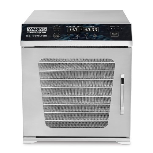 Waring WDH10 Dehydrator, single zone, (10) 15'' x 13-1/2'' mesh racks, glass door, 120v/60/1-ph