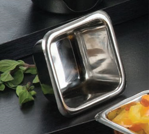 American Metalcraft SSC25 SAUCE CUP, STAINLESS STEEL, SQUARE, 2.5 OZ.INDIA