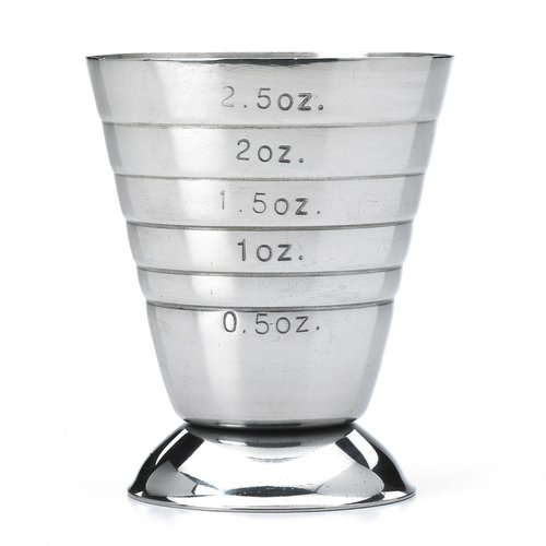 Mercer Tool M37069 Bar Measuring Cup, 2.5 oz., Stainless Steel
