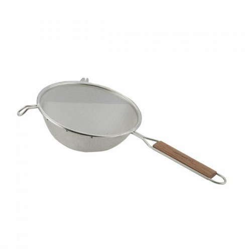 Libertyware  WHSSM6  Strainer, 6'', stainless steel, medium single mesh, wood handle