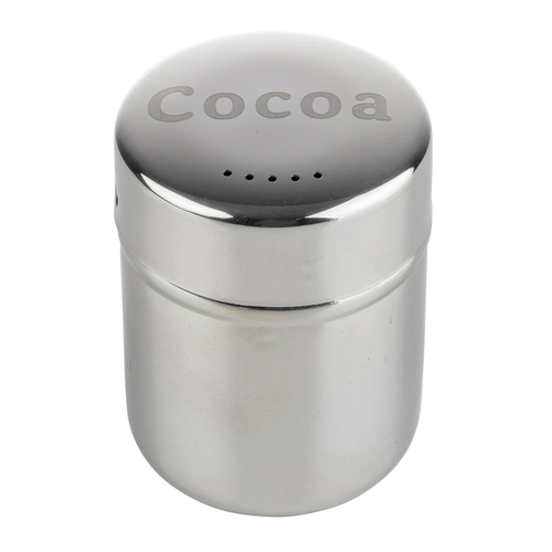 TableCraft Products 11051 Shaker, 6 oz., ''Cocoa'' imprint, dishwasher safe, stainless steel