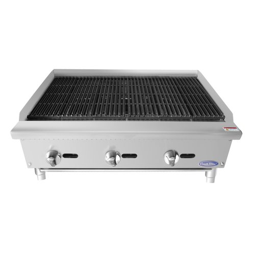 Atosa  ATRC-36  Countertop Radiant Charbroiler, 36'' Wide, Natural Gas, 105k BTU