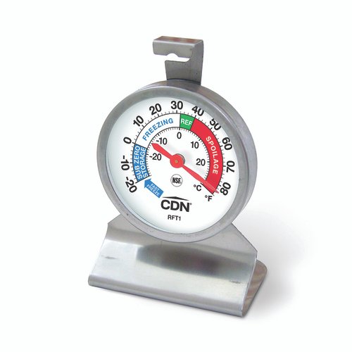 CDN RFT1 Refrigerator/Freezer Thermometer