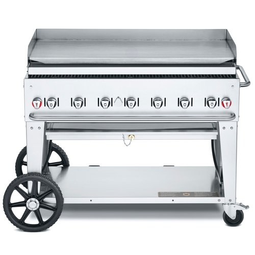 Crown Verity CV-MG-48 Outdoor Griddle, mobile, LP gas, 56''L, 46'' x 21'' Cooking Surface
