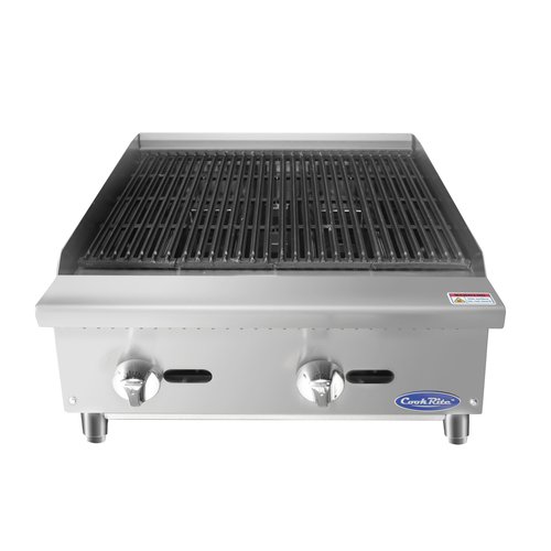 Atosa  ATRC-24  Countertop Radiant Charbroiler, 24'' Wide, Natural Gas, 70k BTU