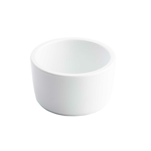 TableCraft Products 11409 Ramekin, 4 oz., 3.25'' round, 1.875''H, melamie, white