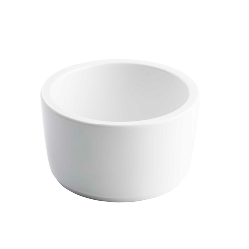 TableCraft Products 11410 Ramekin, 6 oz., 3.75'' round, 2.125''H, melamie, white