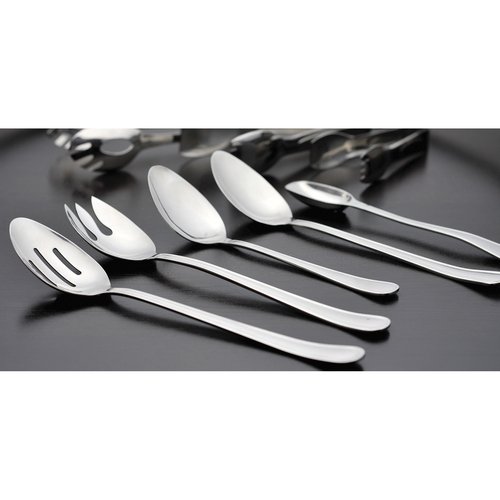 G.E.T. Enterprises  BSRIM-01  12'' Stainless Steel Solid Spoon
