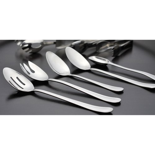 G.E.T. Enterprises  BSRIM-03  10'' Stainless Steel Solid Spoon
